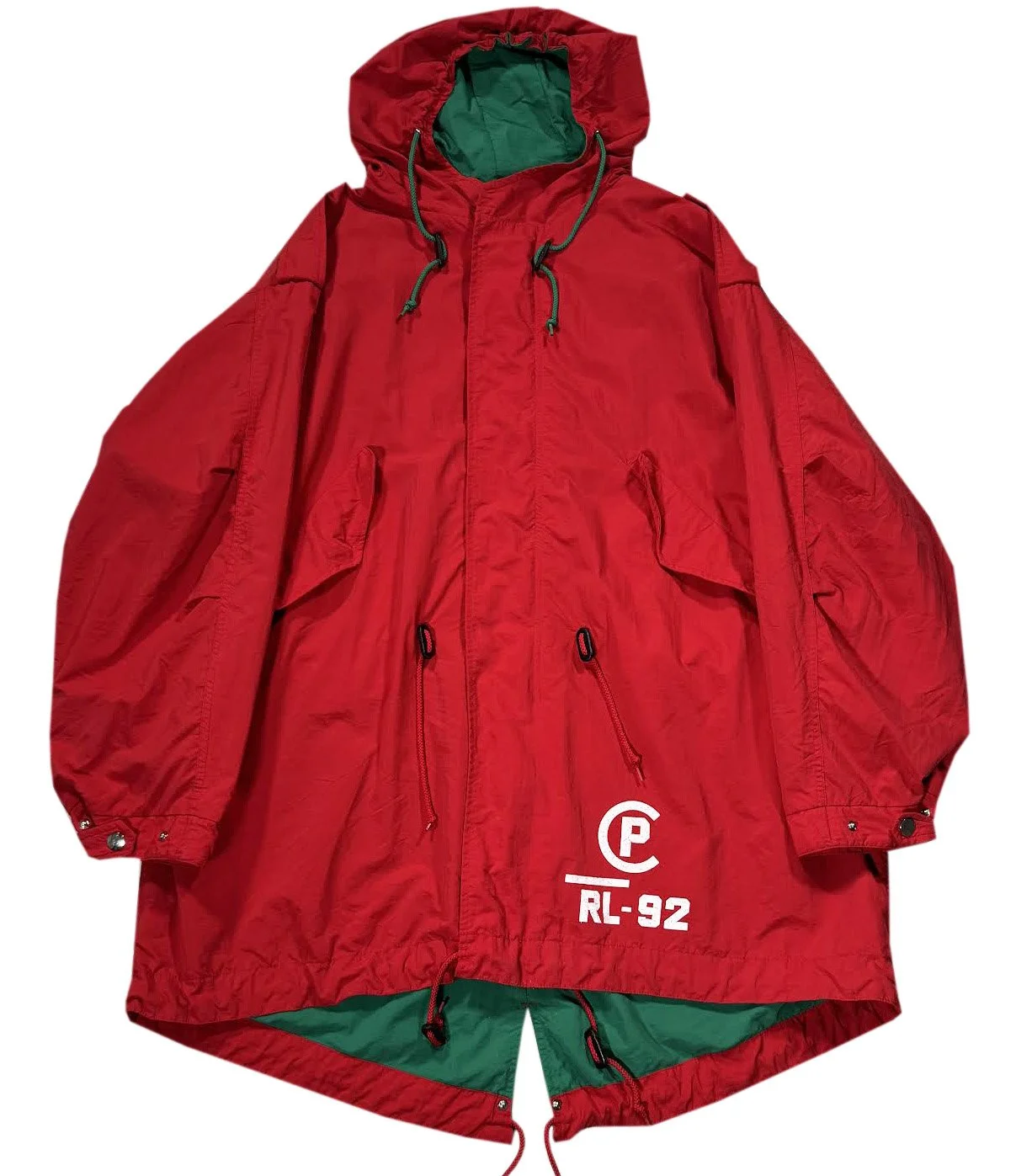 Vintage Polo Ralph Lauren RL-92 Red / Green Jacket (Size L) — RootsBK